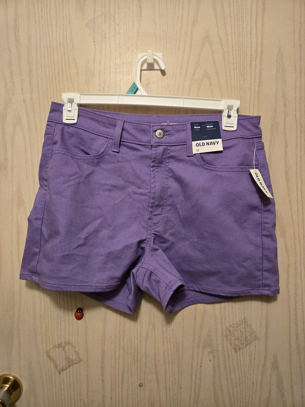 Old Navy Lavender Women's Cotton Blend Jean Shorts